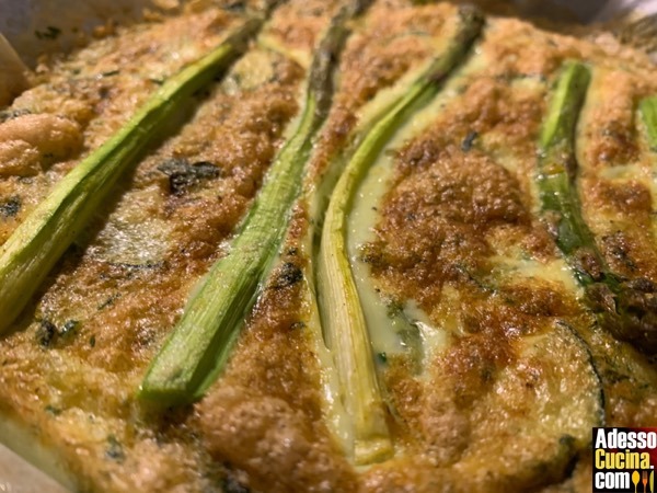 Frittata di albumi con verdure al forno