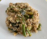 Quinoa con zucchine, asparagi e fag...