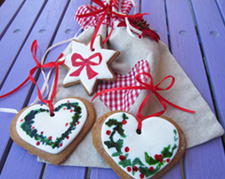 Biscotti natalizi come decori o regalo