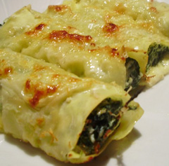 Cannelloni al mascarpone